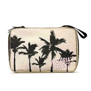 Victoria's Secret Jet setter Palm Tree Travel Hanging Cosmetic Toiletry Bag NWT